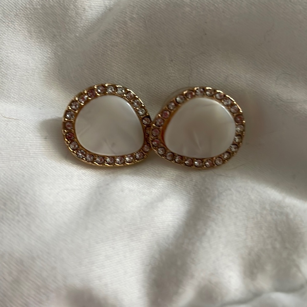 Baublebar earrings. In like new condition. Has backs.